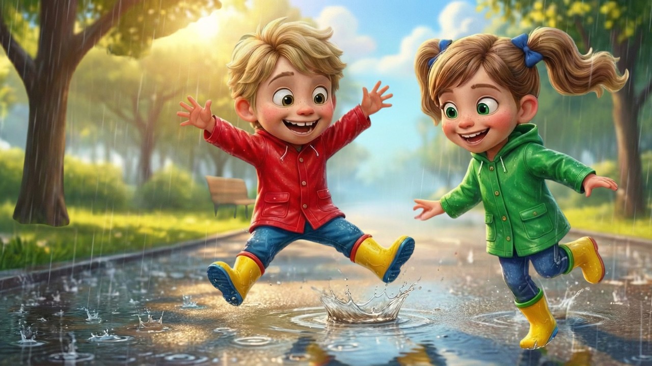 HOP do louže 🌧️👢 Skočte si s námi pro tu NEJVĚTŠÍ VLNU! 🌊💦 #louze #pisnickyprodeti #svetliliatobiho