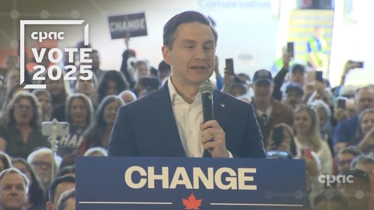 Pierre Poilievre addresses supporters in Calgary – April 25, 2025