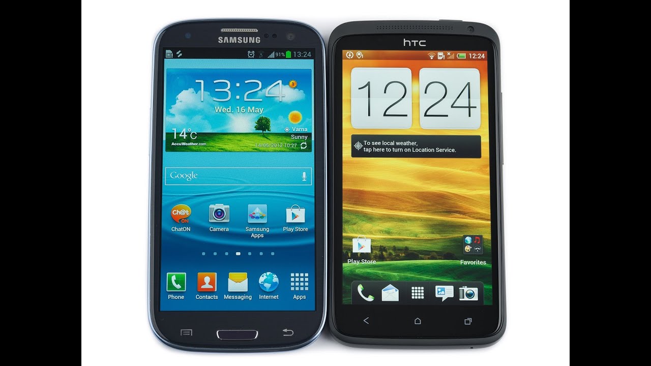 Samsung Galaxy S III vs HTC One X