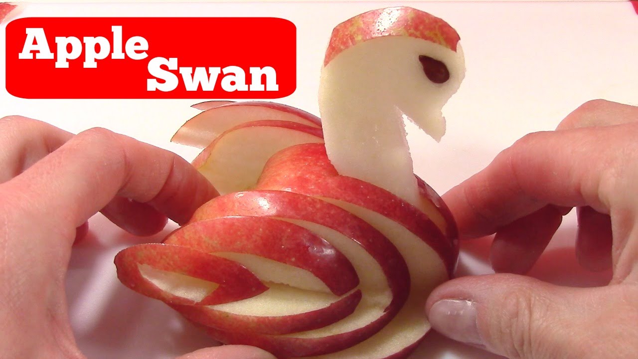 How to Make an Apple Swan