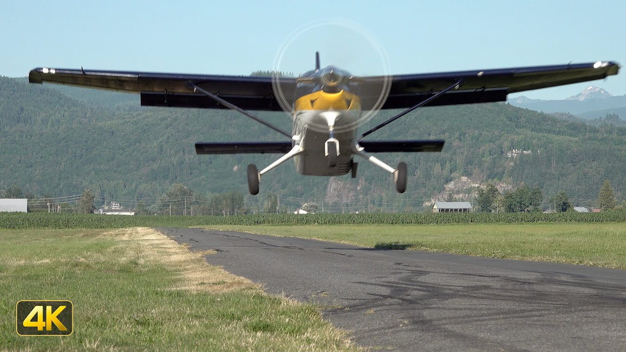 Skydive Vancouver Quest Kodiak | Take Off & Landing on 1200 feet airstrip