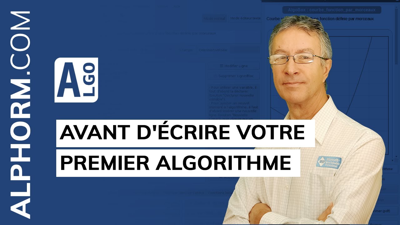 Avant d'&eacute;crire votre premier algorithme sous Algobox- Vid&eacute;o Tuto