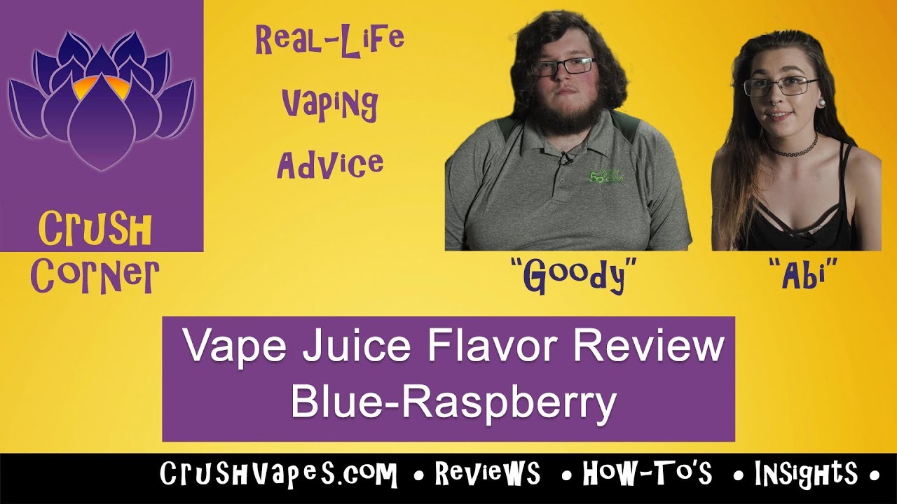 Crush Corner Vape Juice Blue-Raspberry Flavor Review