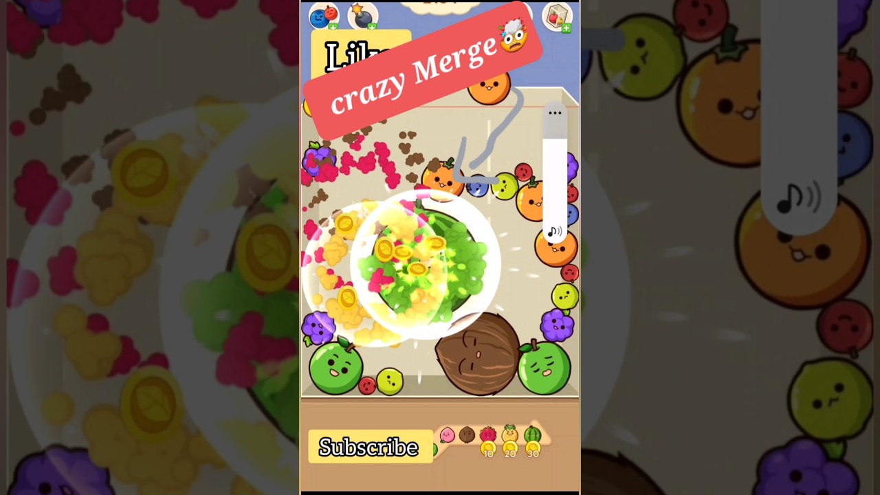 Insane Fruit Merge Gameplay 🍉 | How to master fruit droping game. #watermelongame #viral