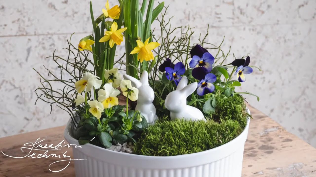 Velikonoční dekorace: Jednoduchá DIY Inspirace a návod na velikonoční tvoření | Jarní dekorace