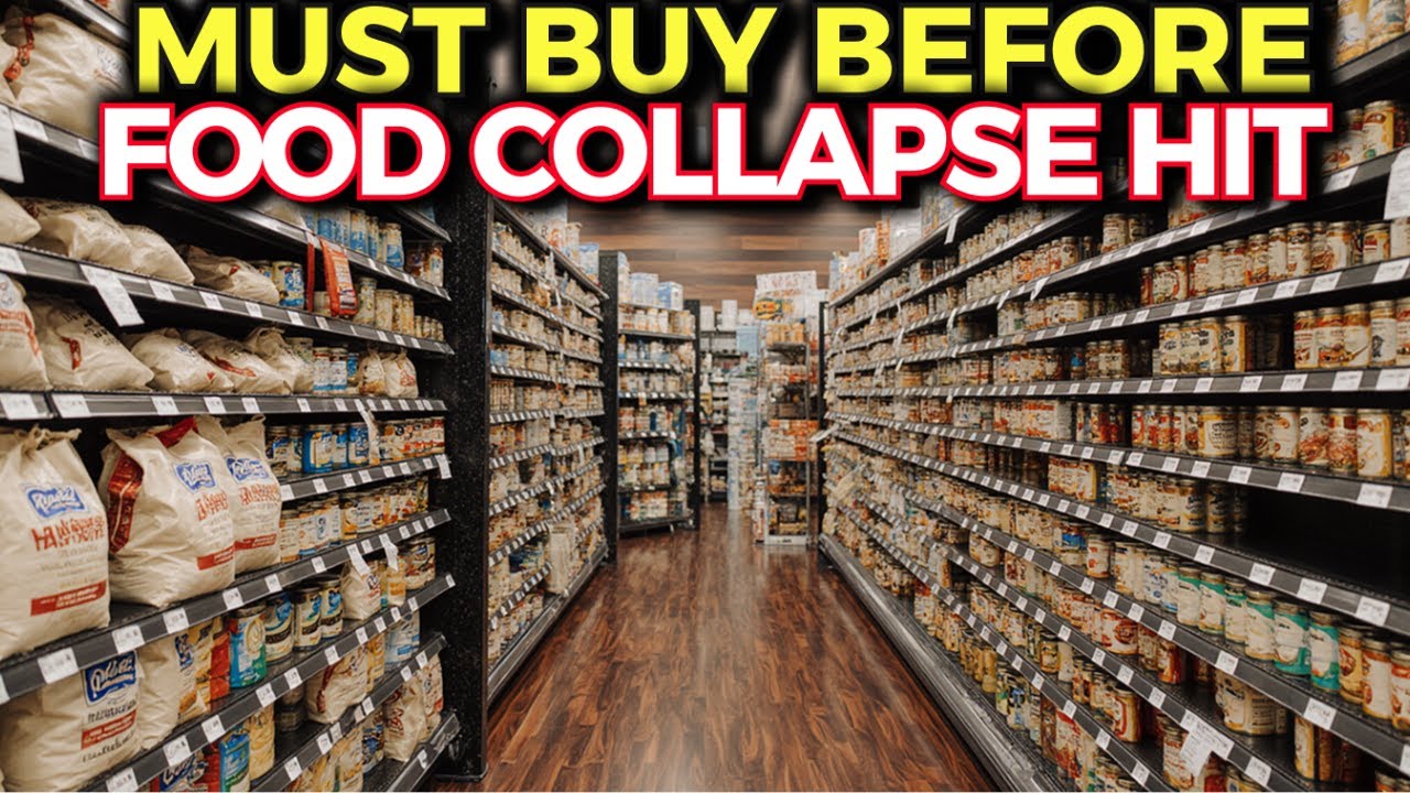 These 10 Grocery Products to Stockpile NOW Before the Food Collapse