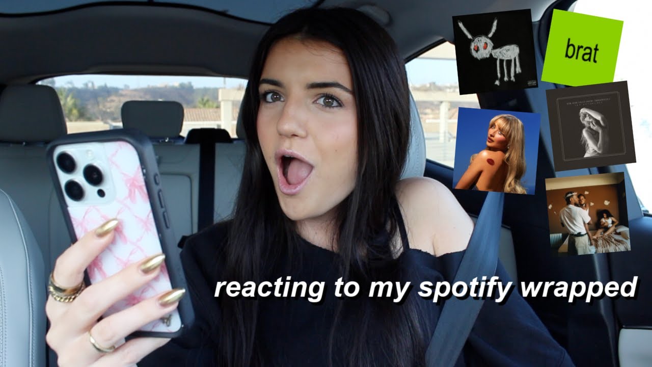 reacting to my SPOTIFY WRAPPED ♡ vlogmas day 4