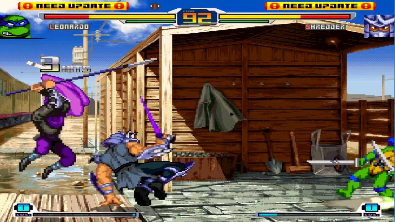 Mugen Fighting Is Magic Leonardo VS Shredder