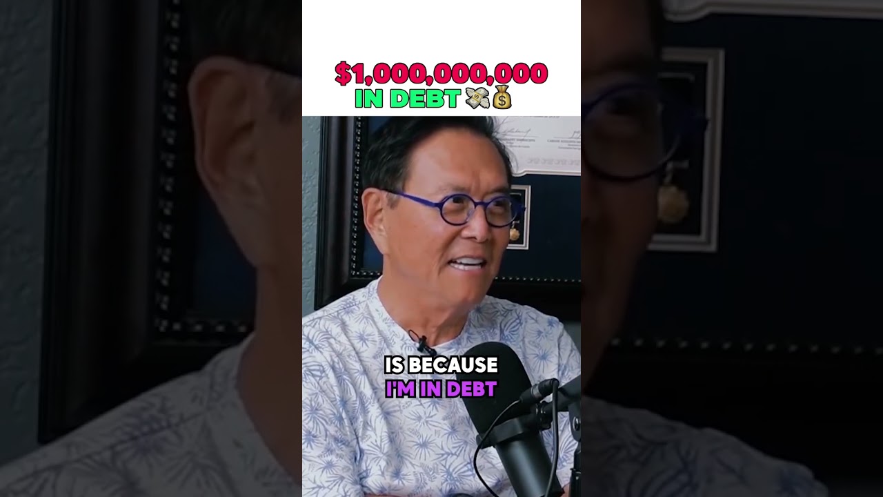 The reason I&rsquo;m so rich, is because I&rsquo;m in debt 💸#robertkiyosaki #richdad #wealth