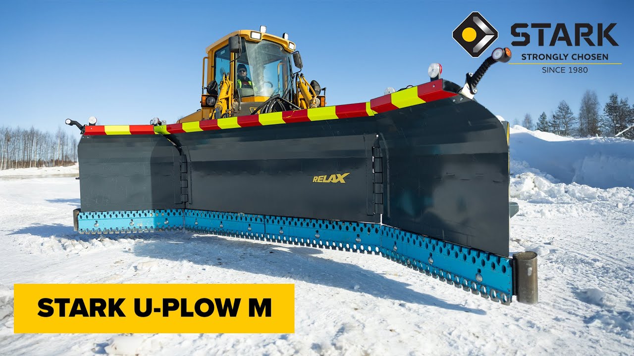 Stark Relax U-Plow M - Top class snow control for 6-10 ton base machines
