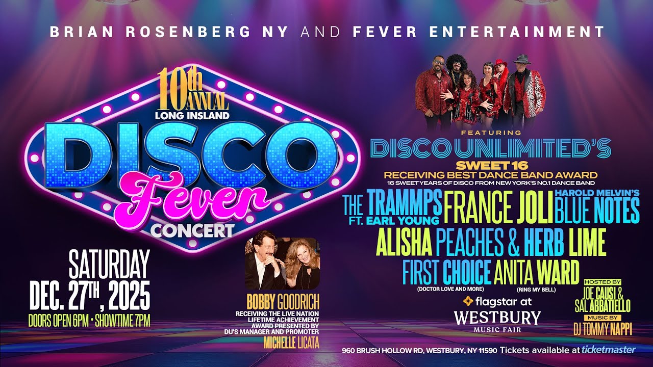 Long Island Disco Fever at Flagstar at Westbury Music Fair (12/27/25)