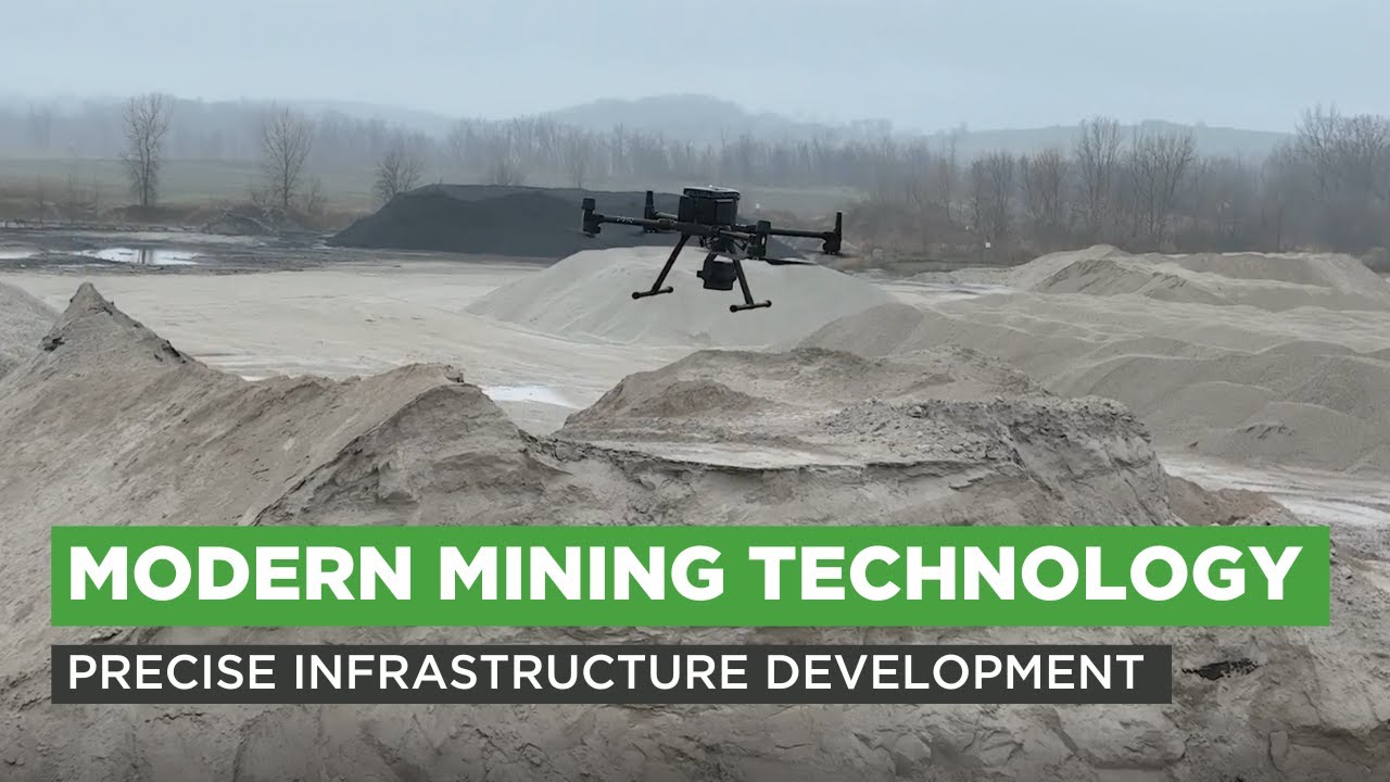 Modern Mining Technology | Using Drones and RTK for Precise Infrastructure Development