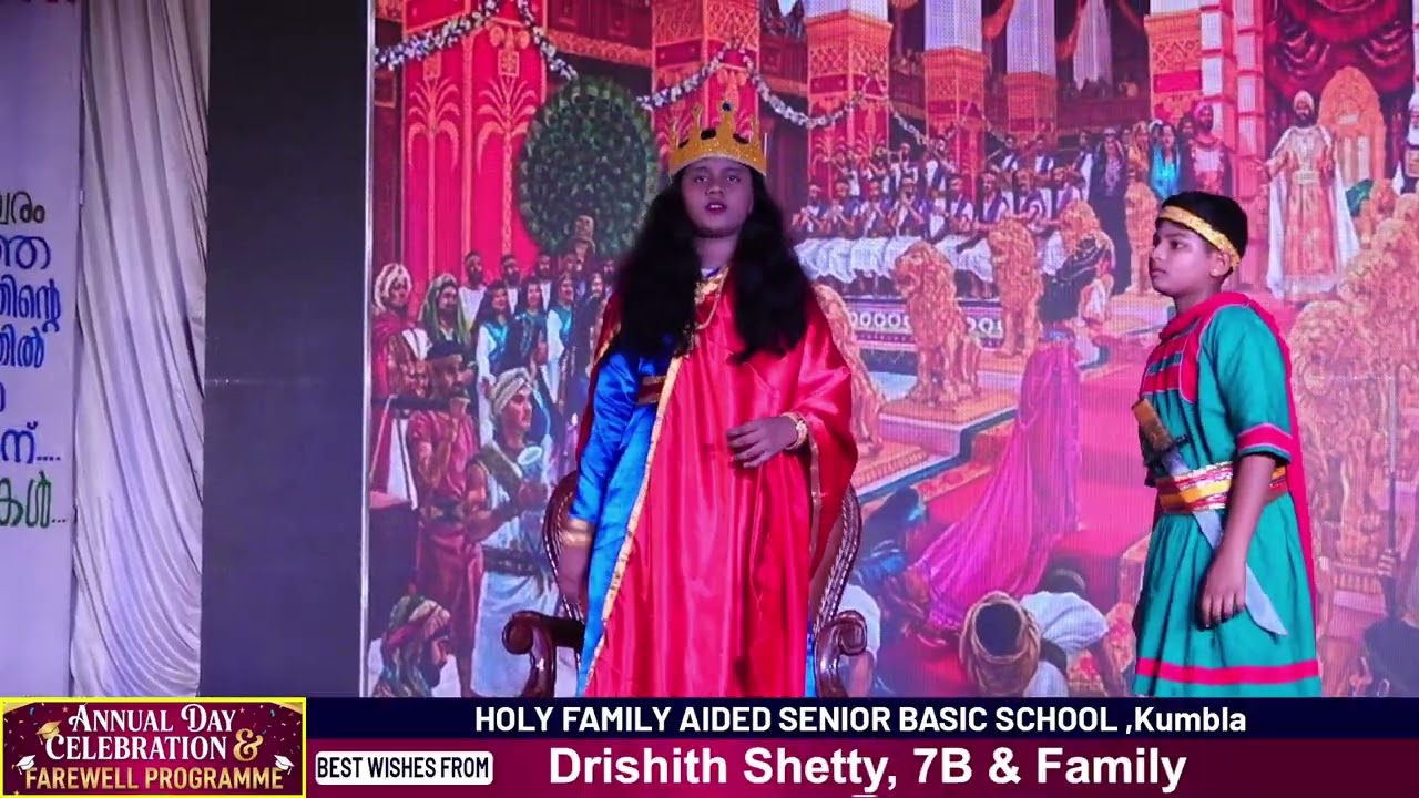 Bible Skit || 'The Wise King & the True Mother' || Holy Family School, Kumbla
