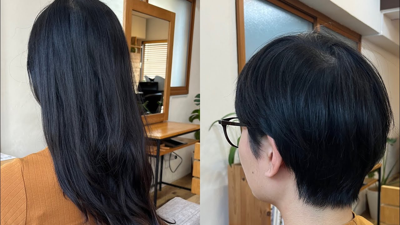 [ヘアドネーション]ばっさりカットで髪の毛を寄付してスタイルチェンジ☆Homely自由が丘　#ヘアドネーション #ショート #ばっさりカット