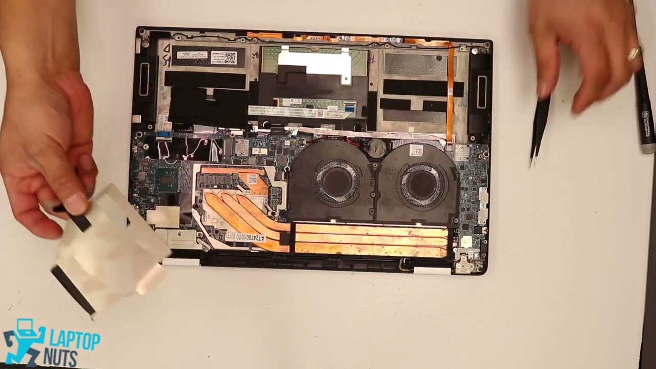 Laptop Dell XPS 15 9575 2 in 1 Disassembly Take Apart Sell. Drive, Mobo, CPU & Other Parts Removal