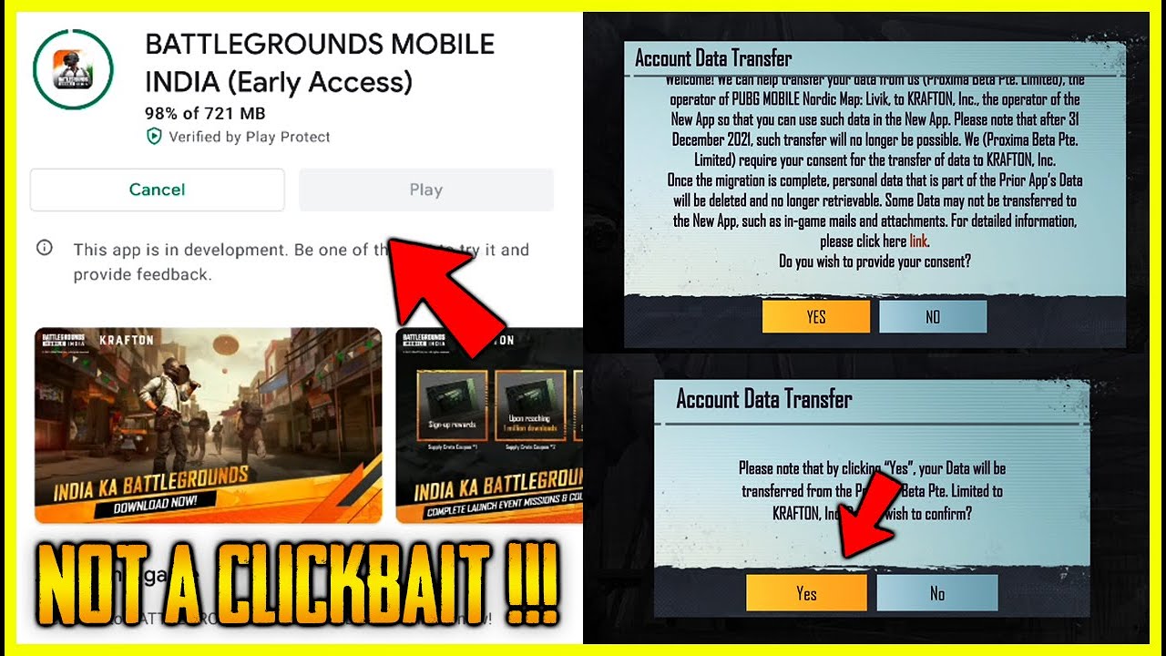 FINALLY BGMI IS HERE | DOWNLOAD BGMI EARLY ACCESS NOW + FULL PROCEDURE OF DATA TRANSFER !!! 👀🔥😍