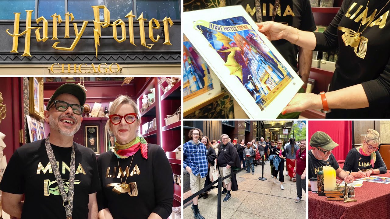 Harry Potter Shop Chicago | Celebrity Meet and Greet Event | MinaLima Interview