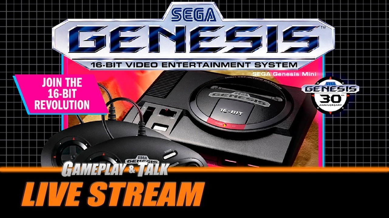 Sega Genesis Mini (variety stream) | Gameplay and Talk Live Stream #244
