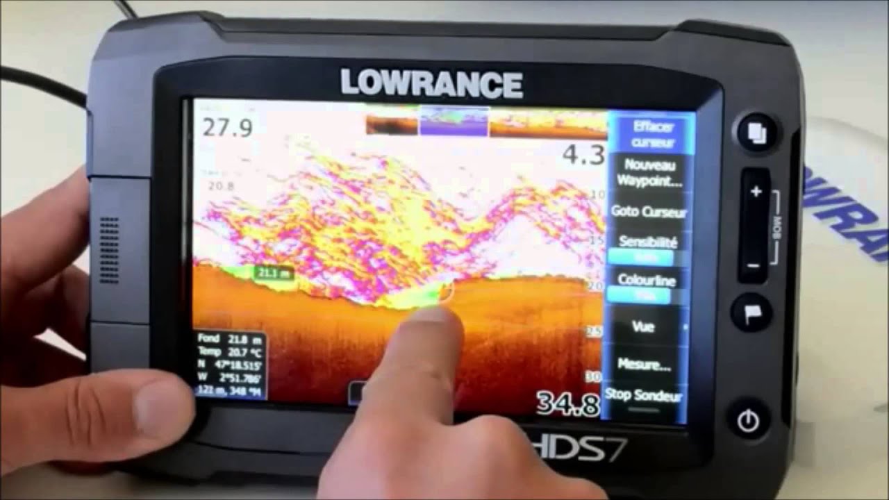 Présentation HDS Touch gen 2 : écran tactile lowrance