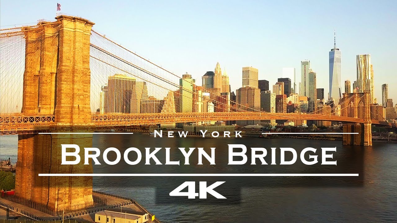 Brooklyn Bridge, NYC 🇺🇸 - by drone [4K]