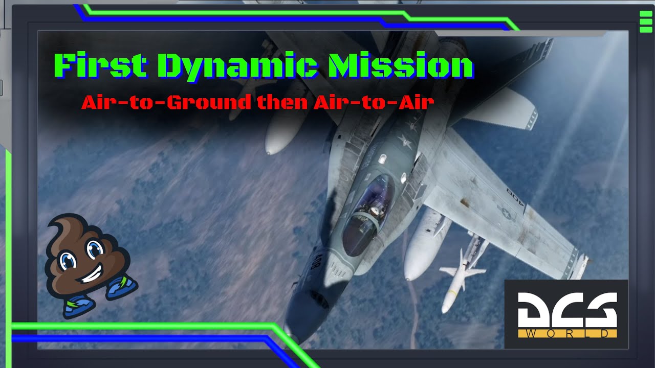 First Dynamic Mission!! - DCS World VR in F-18c