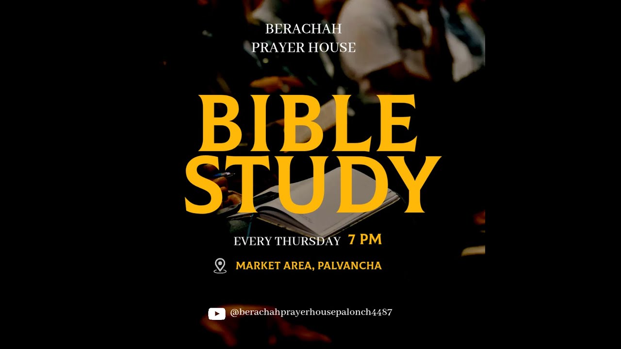 Bible Study 26-03-2025. || Berachah Prayer House ||