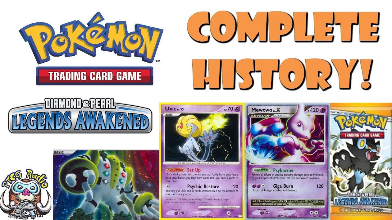 The Complete History of the Pokemon TCG: Legends Awakened (Diamond & Pearl) Uxie is Amazing! (Pt.37)