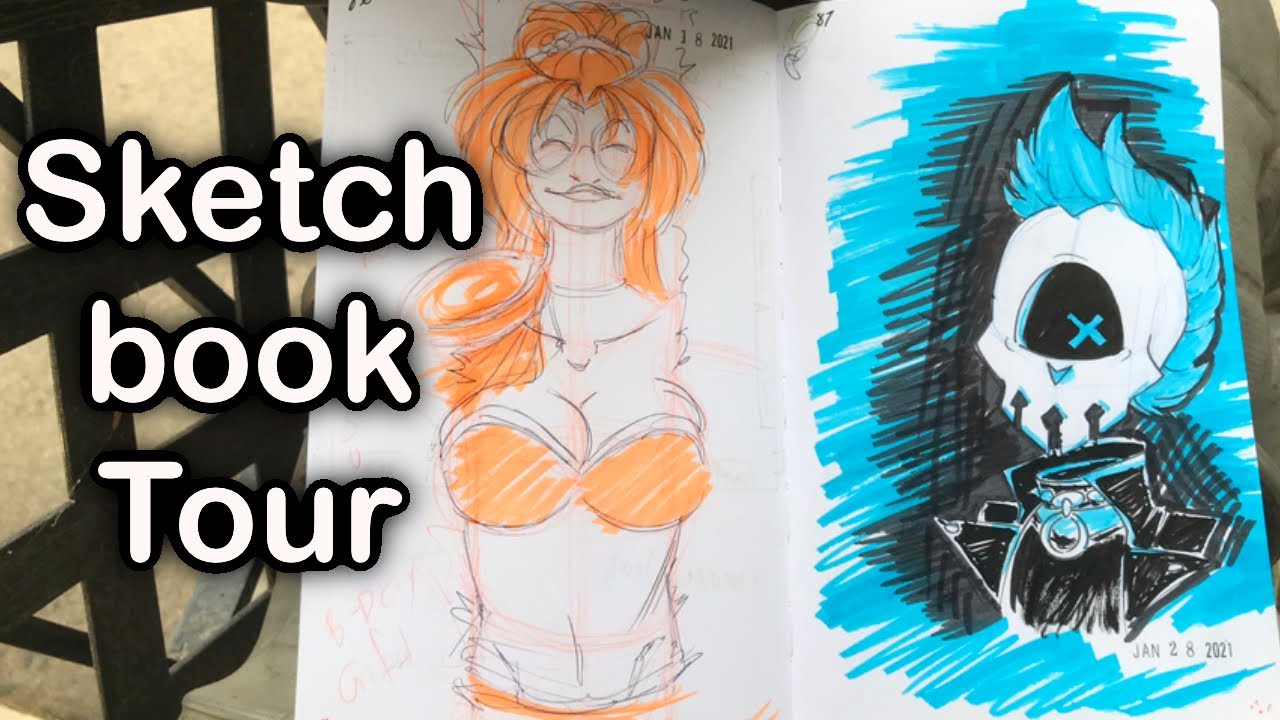 Oh what’s this? A Sketchbook Tour!? | Art Rambles | Artmas day 2