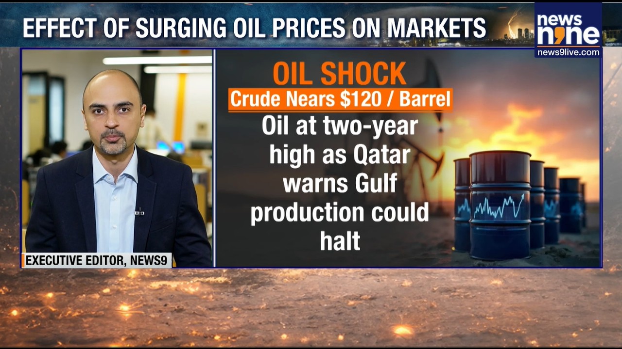 Asian Markets Crash Amid Oil Surge | Sensex Nifty Plunge, Brent Hits $117