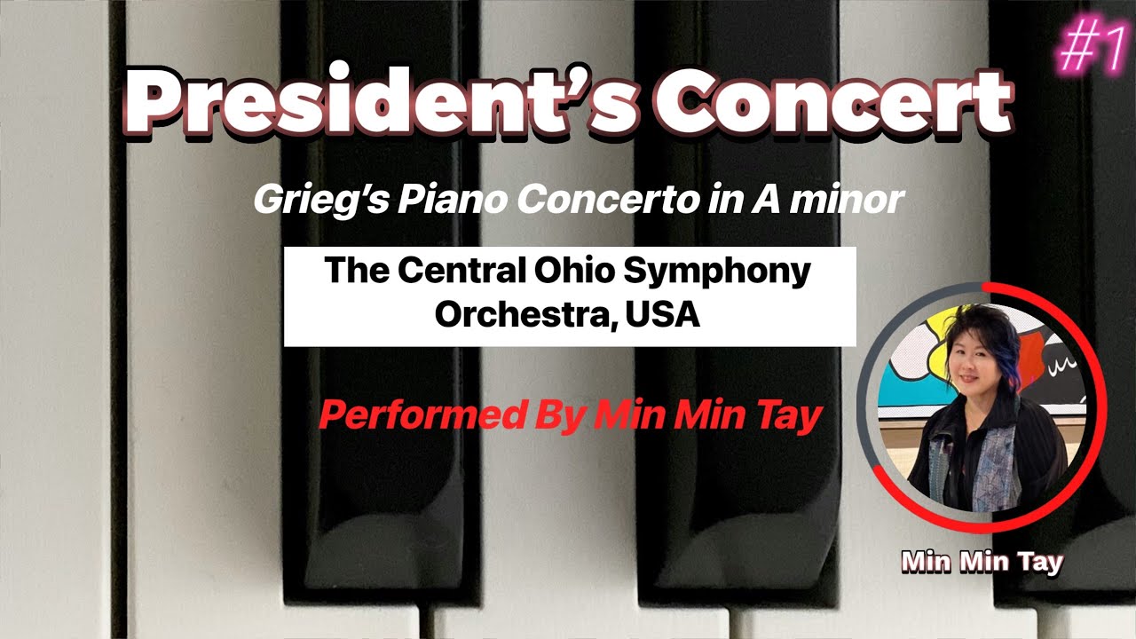 Grieg Piano Concerto Movement 2 (President's Concert) #pianoperformance  #orchestra #pianoconcerto