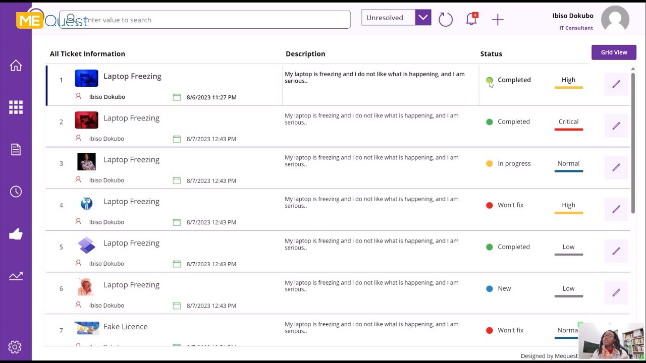 Система тикетов поддержки, созданная с помощью PowerApps