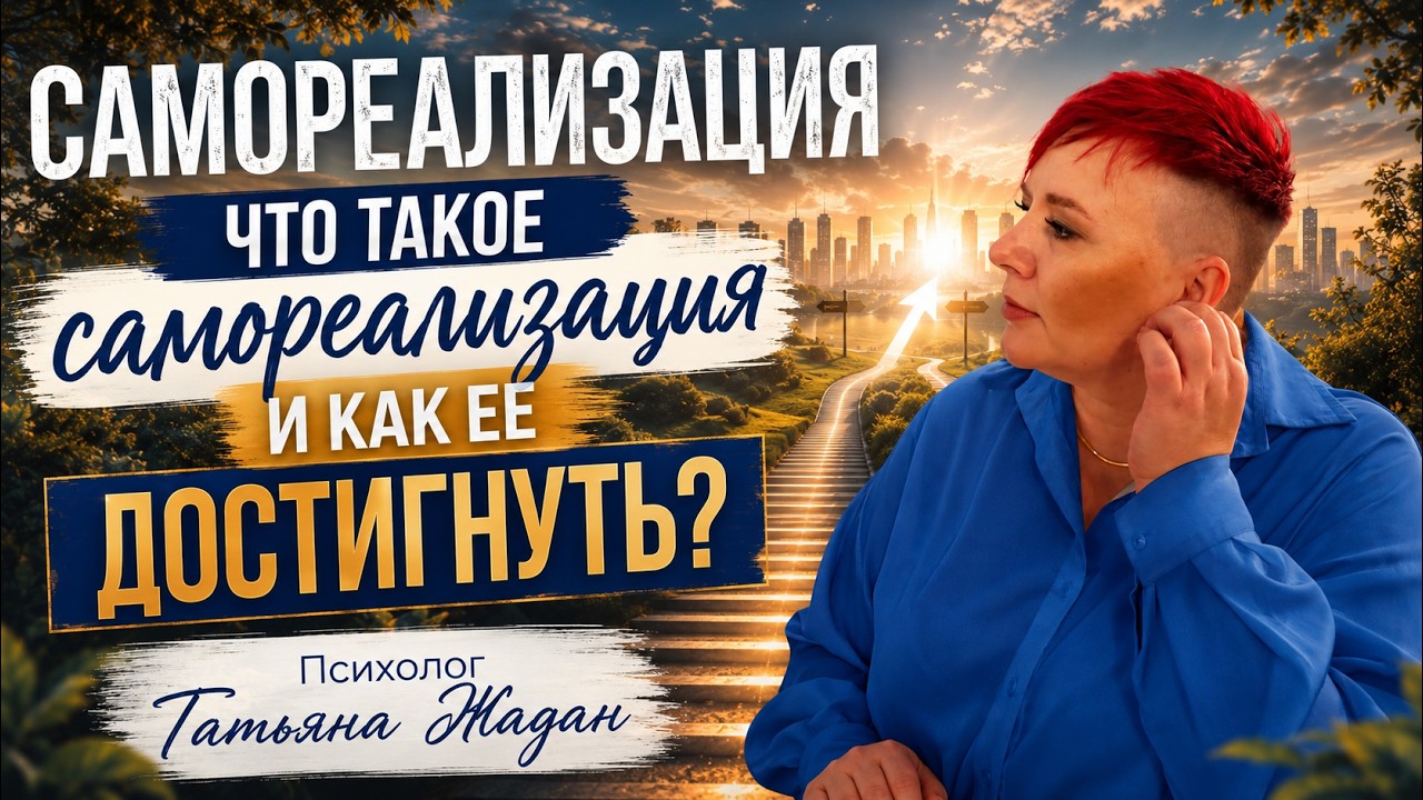 Самореализация. Что такое самореализация и её достигнуть? Психолог Татьяна Жадан