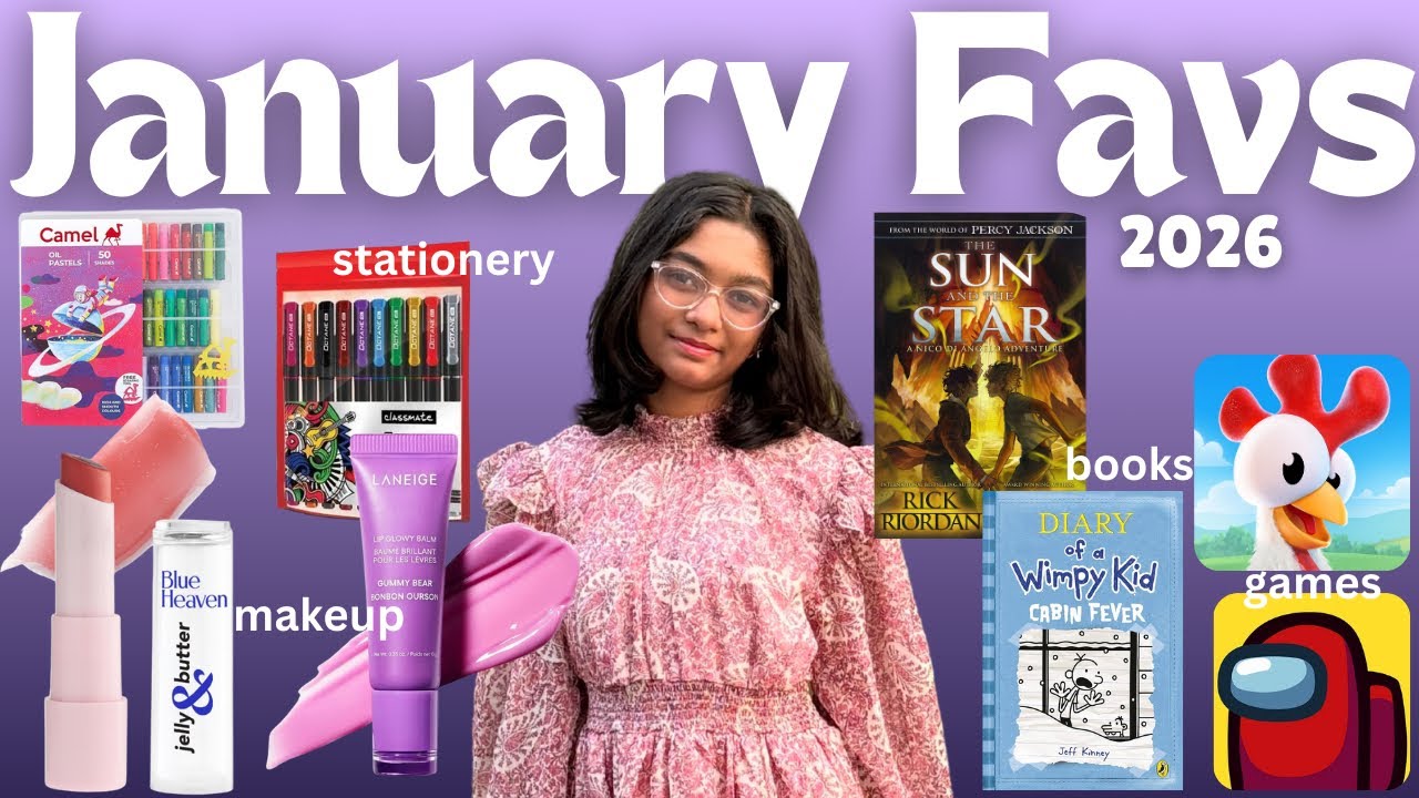 January 2026 Favourites | Books, Games, Makeup and Art supplies