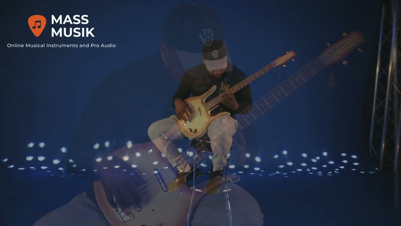 Calvin on the Danelectro LongHorn Bass
