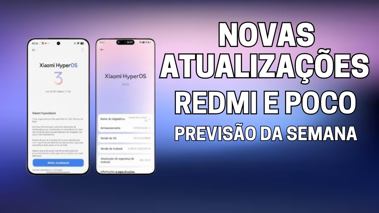 Xiaomi LIBERA HyperOS 3 Android 15/16 para POCO AGORA - Veja quando se o SEU Recebe!