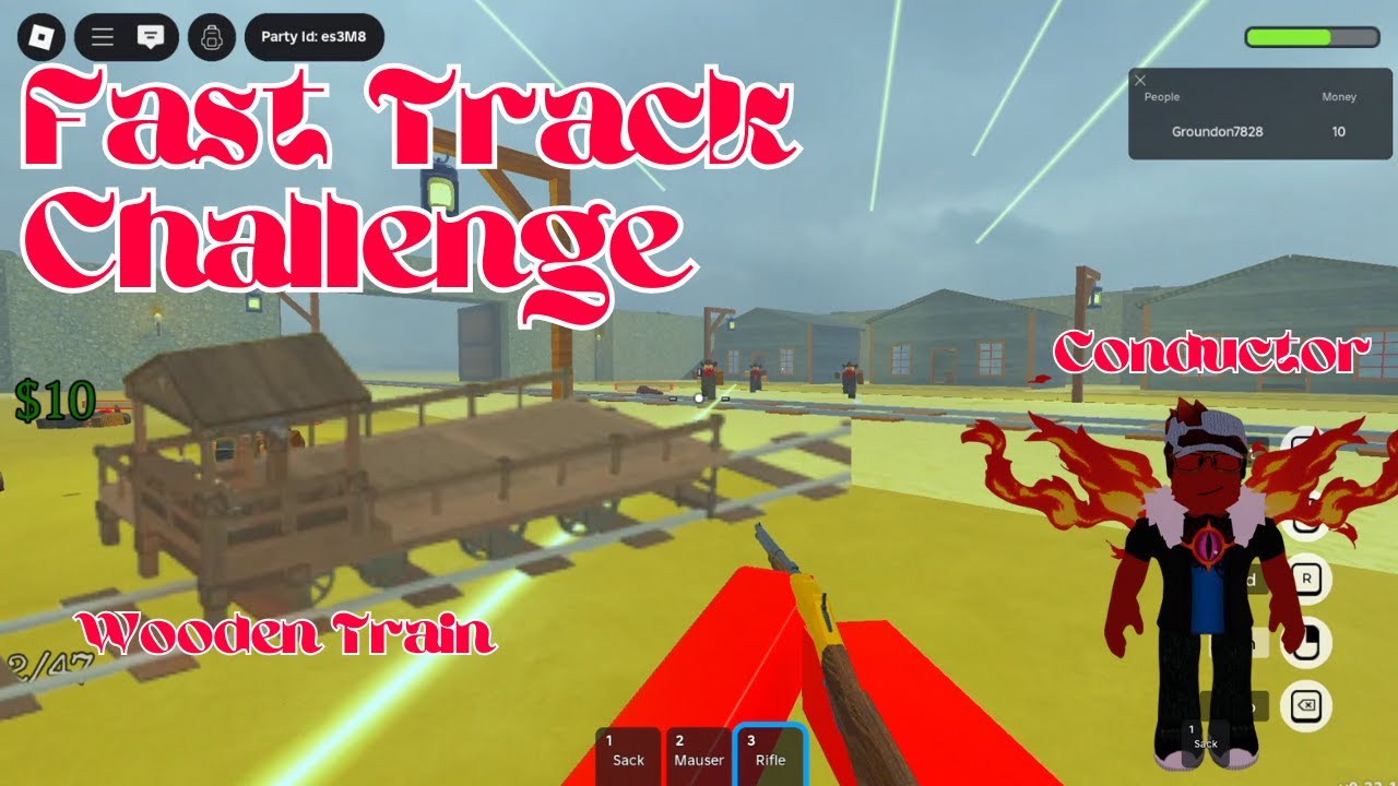 🚂💨 How to Complete Fast Track Challenge in Dead Rails | 🎩 Conductor & Wooden Train Combo | Uncut vid