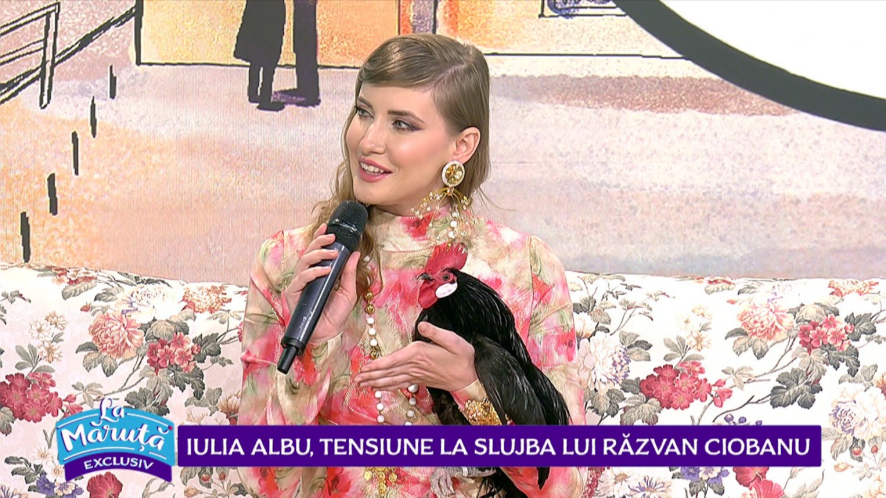 Iulia Albu, tensiune la slujba lui Răzvan Ciobanu