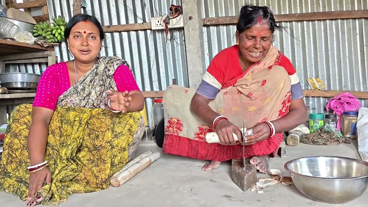  বিপদ বলে আসে না!ঝড়ে ক্ষতি হলো আর আমরা খেয়ে নিলাম! তিন পদে রান্না! Sundarban Cooking 