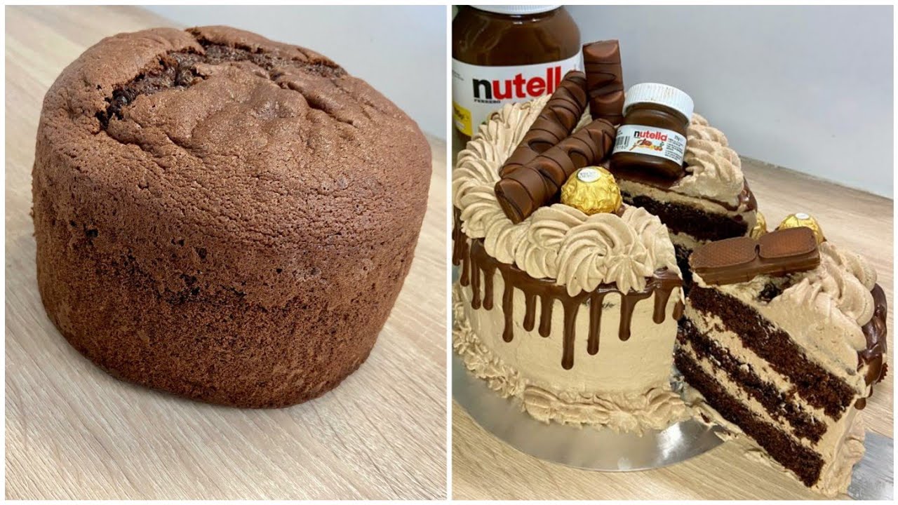 GÉNOISE AU CHOCOLAT TRÈS HAUTE 10 CM❗