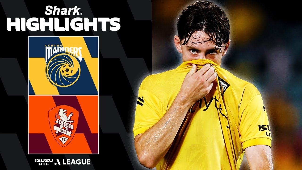 Central Coast Mariners v Brisbane Roar | SHARK HIGHLIGHTS | Isuzu UTE A-League 2025-26 | Round 24
