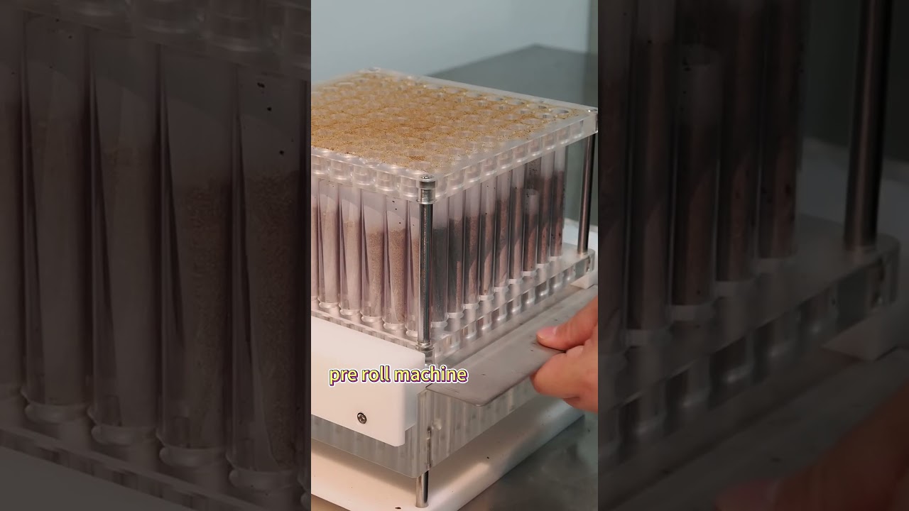 automatic pre-roll cone filling machine #fillingmachine #prerolltubes