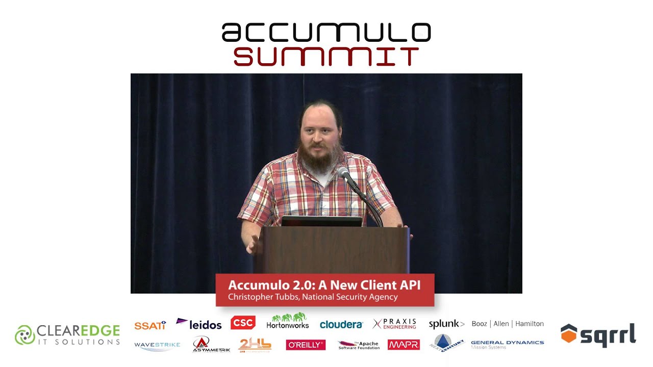 Accumulo 2.0: A New Client API