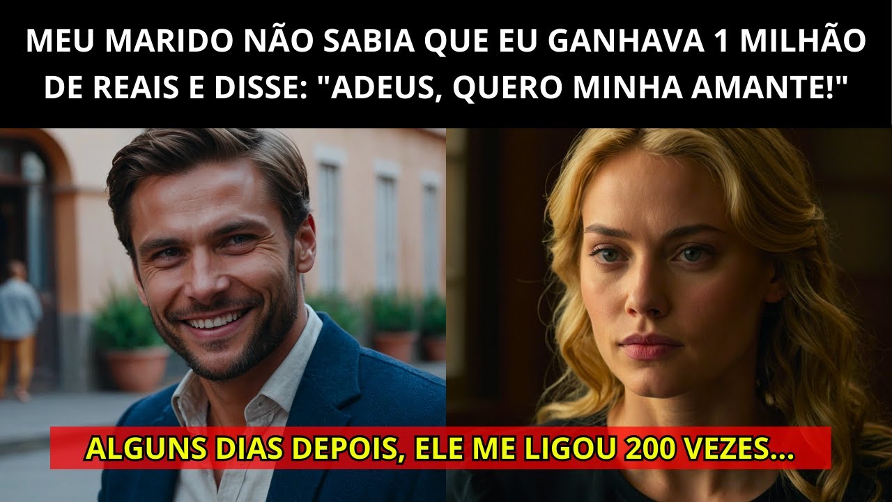 MEU MARIDO NÃO SABIA QUE EU GANHAVA 1 MILHÃO POR ANO E DISSE: 