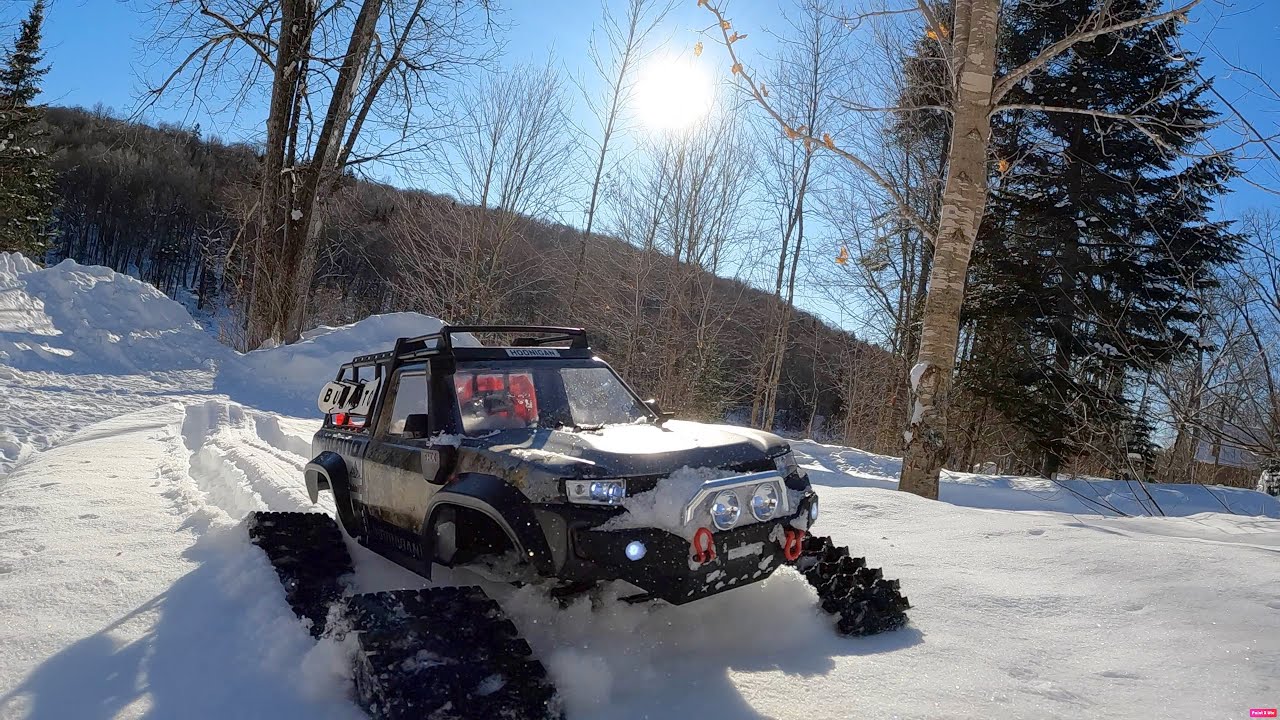 Traxxas TRX-4 3d print snow tracks