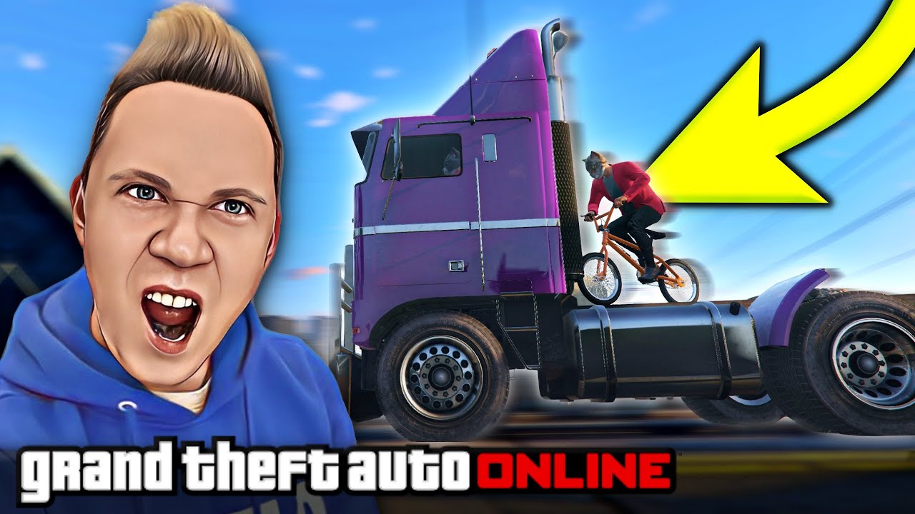 💙 GTA 5 ONLINE [#1824] TIRY vs. ROWERY czyli Hasta la Vista /z Bertbert & Yoshella & Ren