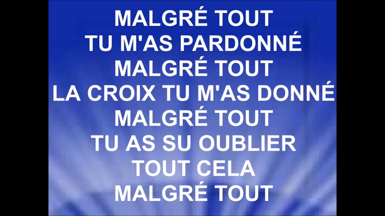 MALGR&Eacute; TOUT - Luc Dumont