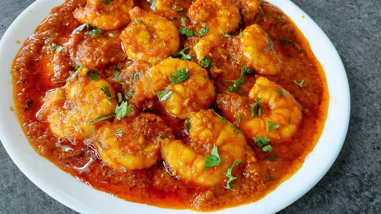 Jhinga Masala Recipe - Prawn Curry Recipe - कोळंबी मसाला