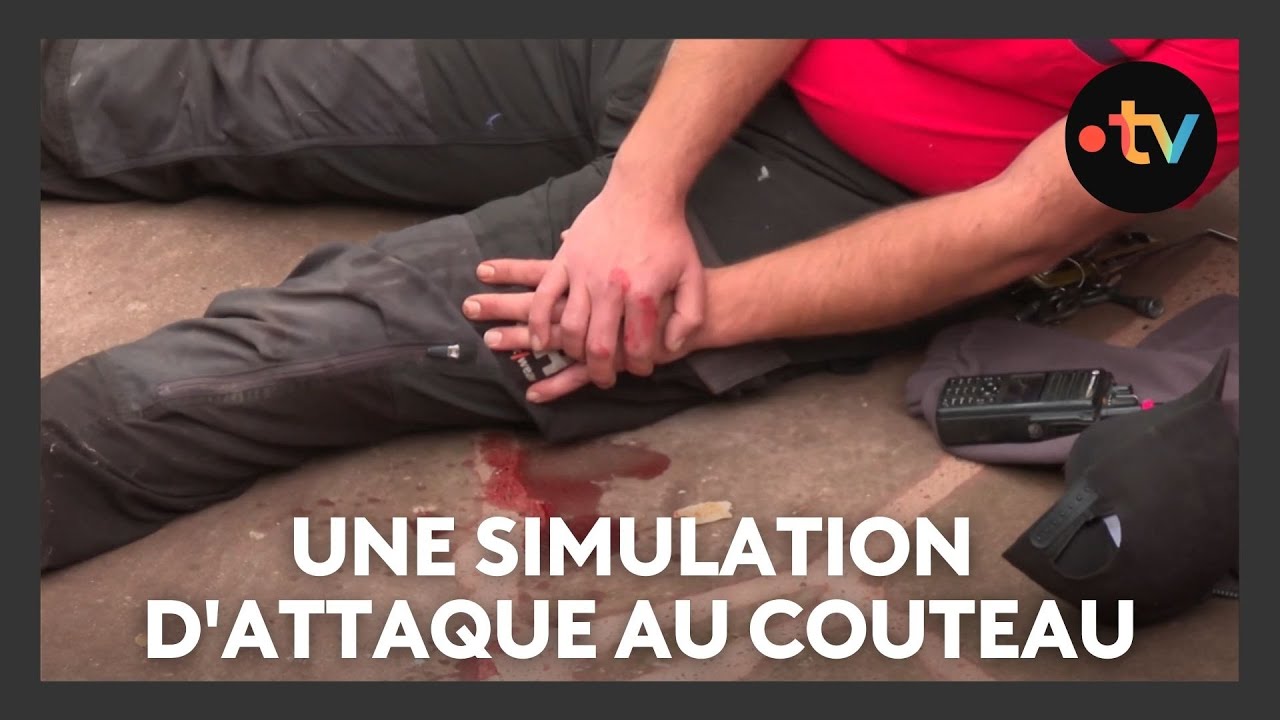 Une simulation d'attaque au couteau dans un site touristique alsacien
