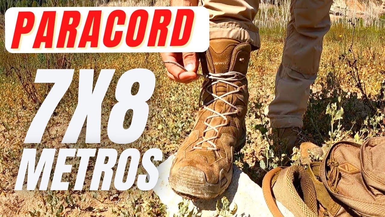 DÓNDE LLEVAR más de 20 METROS de Cuerda PARACORD siempre ENCIMA...?