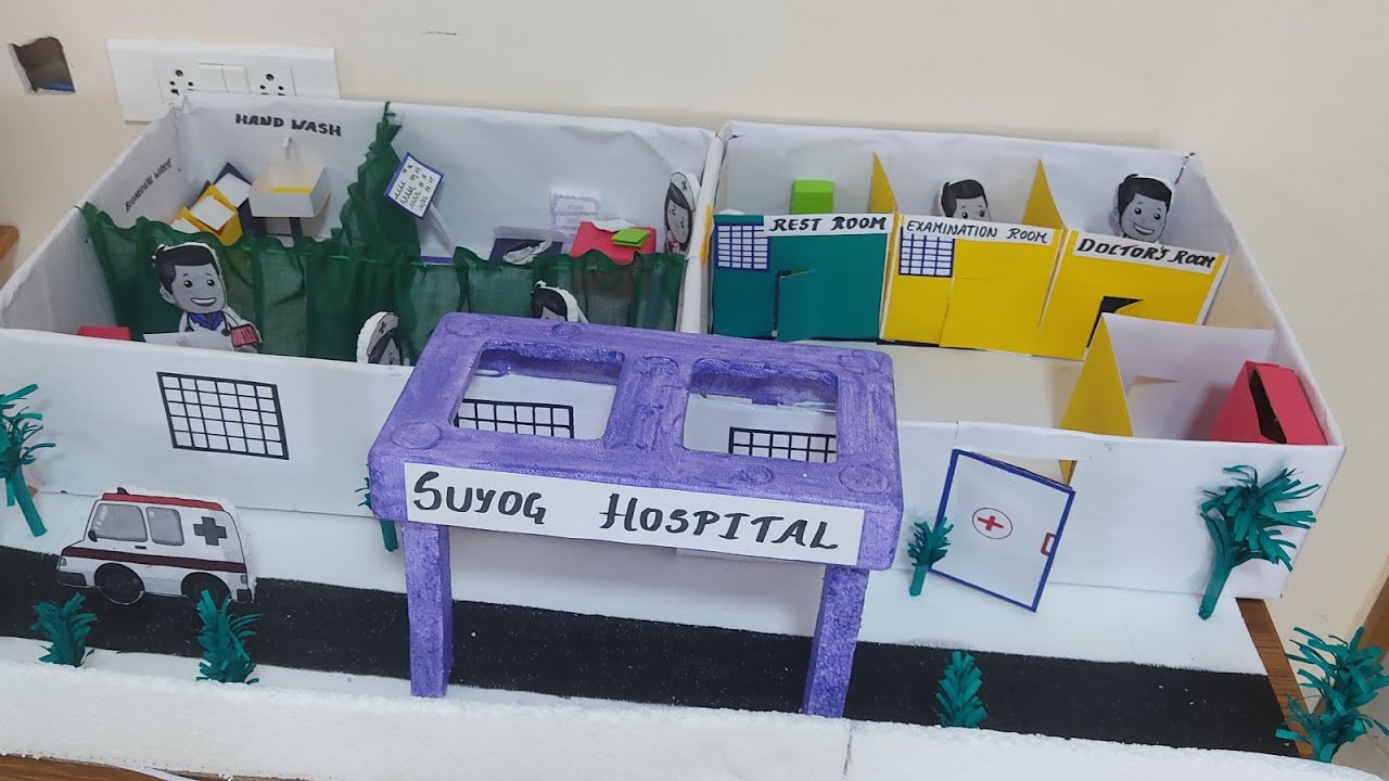 ICU model made by students, Suyog College of Nursing
